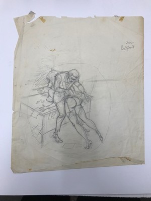 BILL WARD ORIGINAL DRAWING (WIP) Pencil on Velum tissue