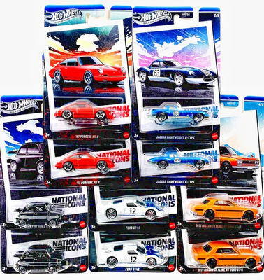 Hot Wheels 2025 Silver Series | National Icons | FSC [HRT81-956G