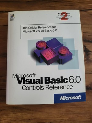 Microsoft Visual Basic 6.0 Controls Reference Guide Volume 2 Book, Computer