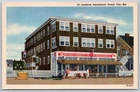 K23/ Ocean City Maryland Postcard Linen Lambros Apartments Store 236