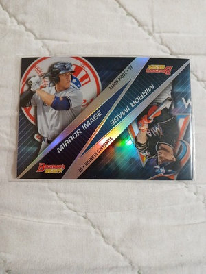 #ad #ad 2015 Bowman#x27;s Best Mirror Image Aaron Judge Giancarlo Stanton #MI 1 RC $19.00