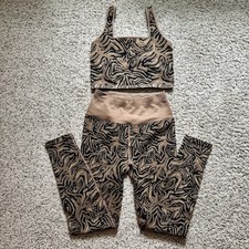 Spiritual Gangster Activewear Set - Leggings and Bra, XS/S