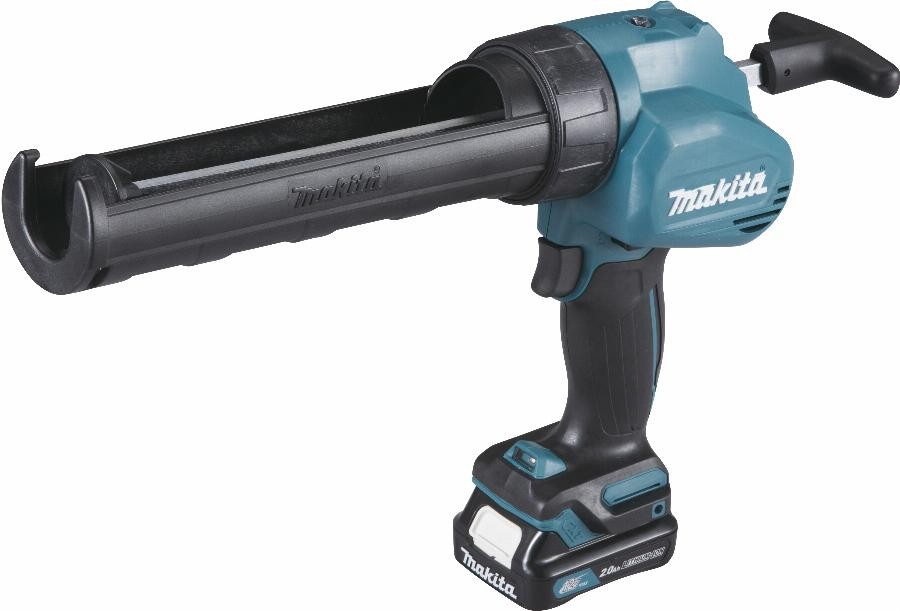 Pistolet silicone Makita 12 V avec 2 batteries CXT 2 Ah 5000 N