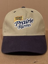 Farmer Owned Prairie Farms Strap-back Baseball Cap Blue/Beige - Wear Guard