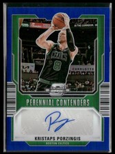 2023-24 Contenders Optic Kristaps Porzingis Perennial Contenders Auto Blue #/75