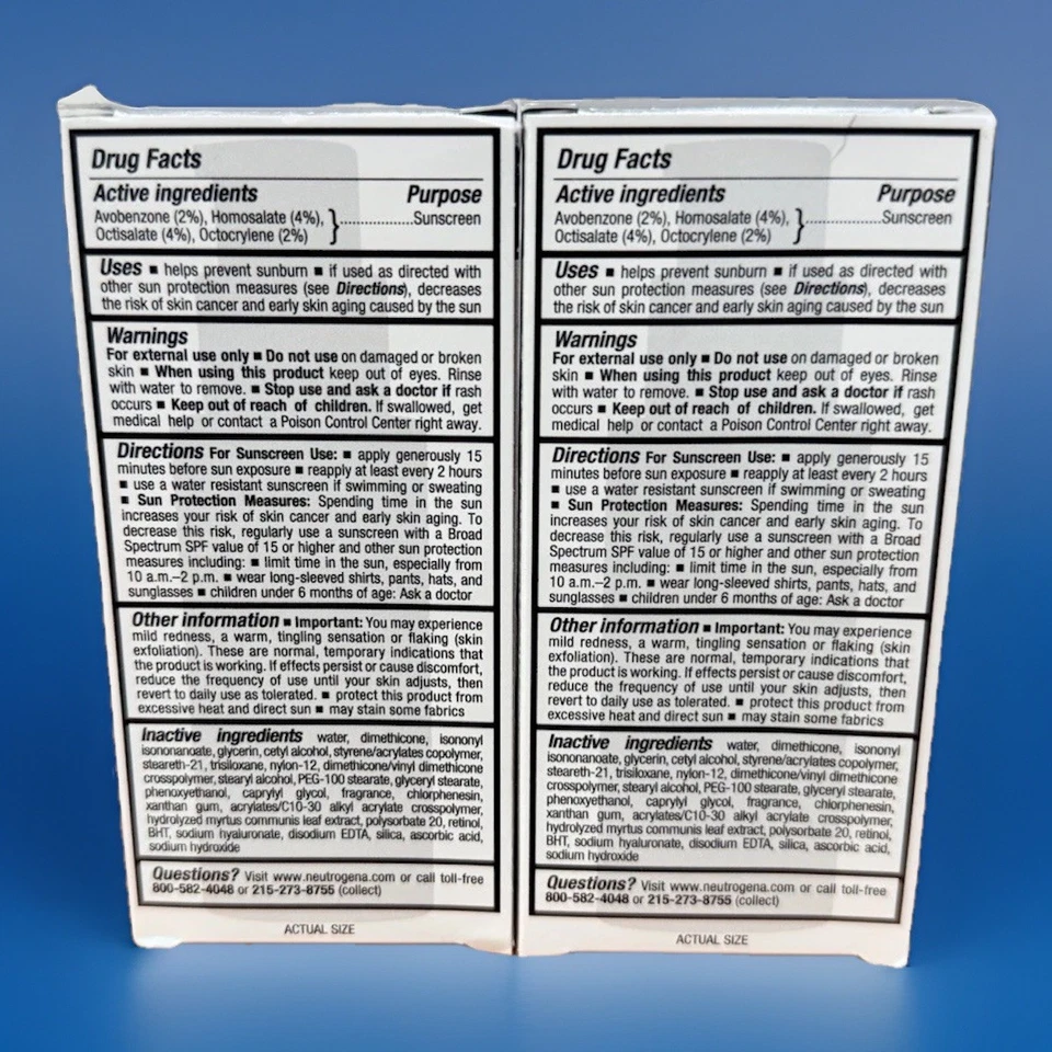Pacote com 2 hidratantes Neutrogena Rapid Wrinkle Repair 1oz FPS 30 validade - 27/11 - Imagem 2 de 2