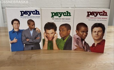 Psych Seasons 1 2 3 First Second Third DVD