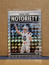 2025 Panini Mosaic - Notoriety Drake Maye #3 Mosaic Prizm New England Patriots