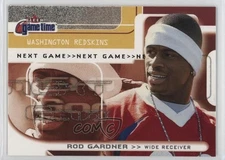 2001 Fleer Game Time Next Game /2001 Rod Gardner #115 Rookie RC