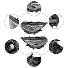 Left&Right Headlight Fit For Lincoln Corsair Left&Right LED Headlight 2020-2022