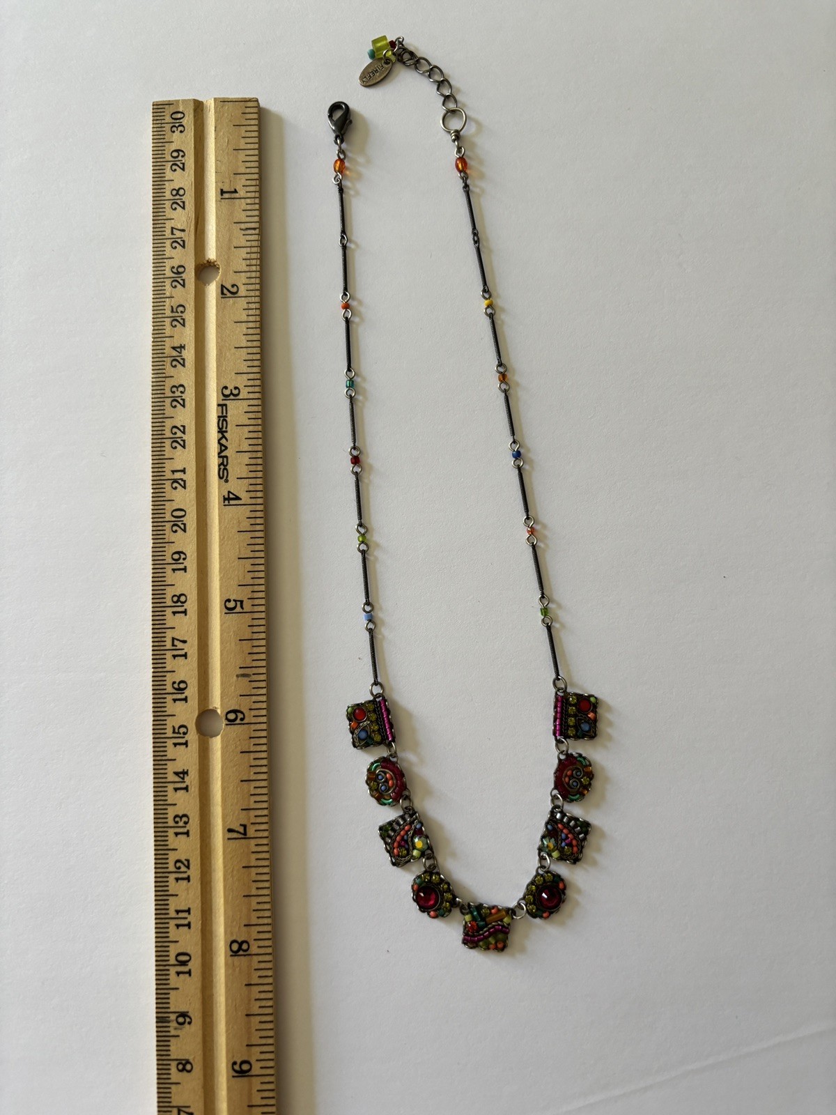 Firefly Hand Crafted Multicolor Crystal Necklace … - image 4