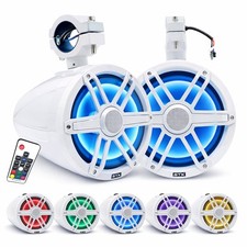 STX Audio STX80MTW 8-Inch Marine Wakeboard Tower Speaker 800W RGB LED