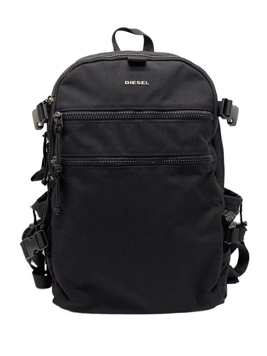 DIESEL Backpack -- Black Solid Color - image 1