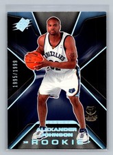 ALEXANDER JOHNSON 2006-07 UPPER DECK SPX ROOKIE CARD #102 /1999 RC