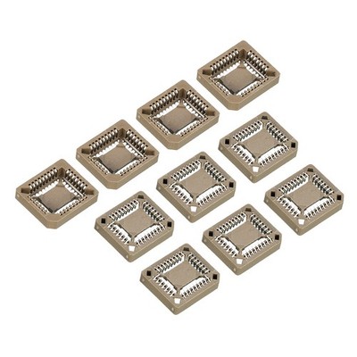 PLCC32P IC Socket 32Pin 1.26mm SMT Surface Mounted Devices for PCB Pack of 10