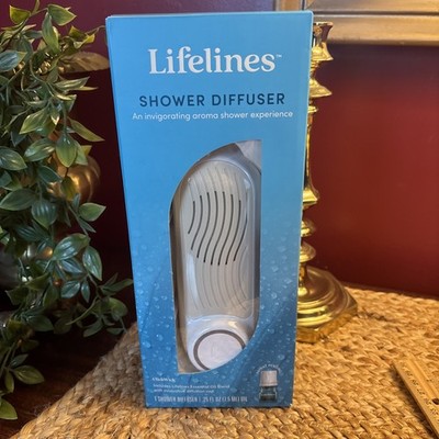 Lifelines Shower Diffuser plus Essential Oil Blend NEW Great Spa Gift