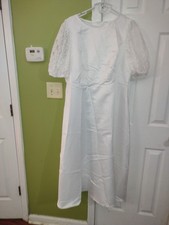 White Dress Size 18