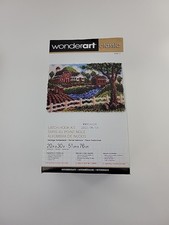 WonderArt Classic Latch Hook Kit 20"X30" Heritage Homestead Farm Barn 426213 New