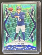 2025 Panini Phoenix Jaxson Dart Lime Green Lava Prizm Rookie RC #/225 Giants