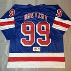 Wayne Gretzky NHL Edmonton Oilers Signed Hockey Jersey Quality XL COA PAAS