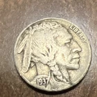 1937-D Buffalo Nickel - Actual Coin Shown Full Rim& Date Nice Details