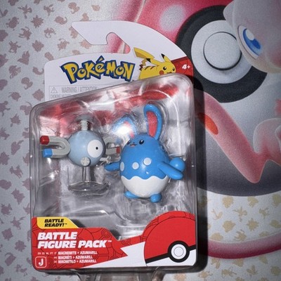 Pokemon Magnemite + Azumarill Battle Pack Nintendo Jazwares Action