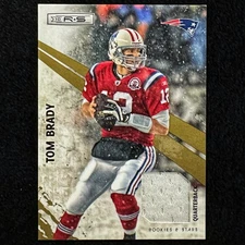 2010 Rookies Stars Tom Brady Elements Materials game-worn jersey # match 12/175