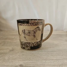 Tara Reed Blue Harbor Wisdom From The Plains Zebra 18oz Reactive Glaze Mug