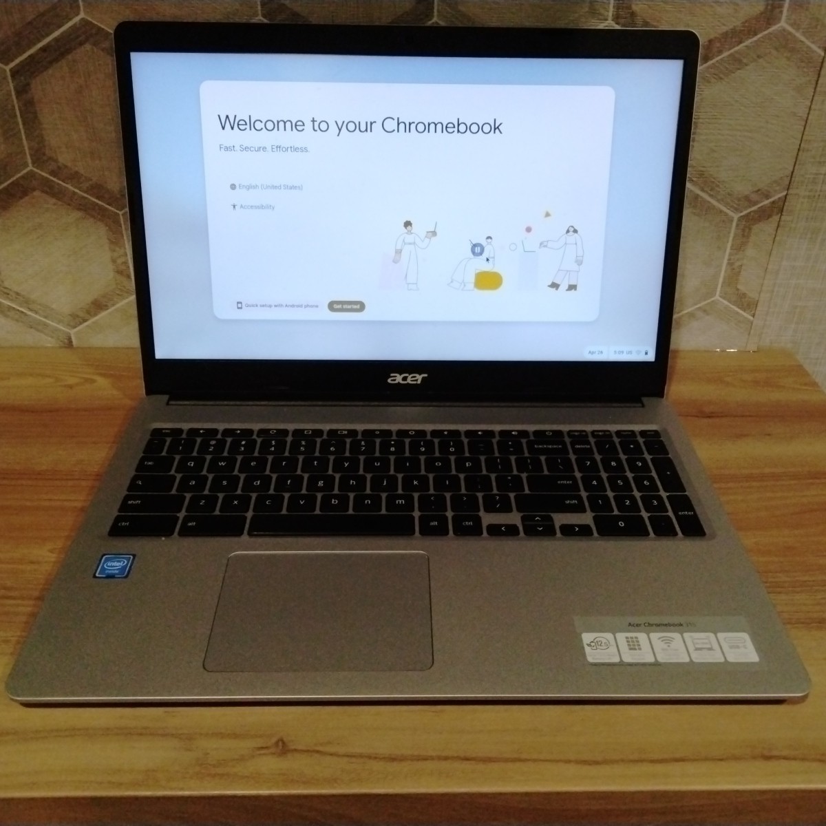 Chromebook Laptop Acer 315 Model # CB315-3H-C2C3 15.6