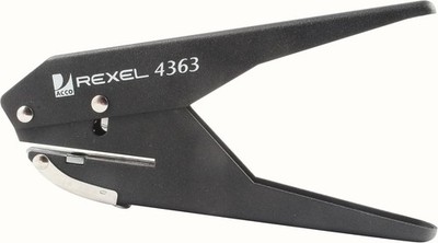 Rexel S120 Plier Hole Punch, Punches Single Holes, 20 Sheet Capacity, Metal, Bla