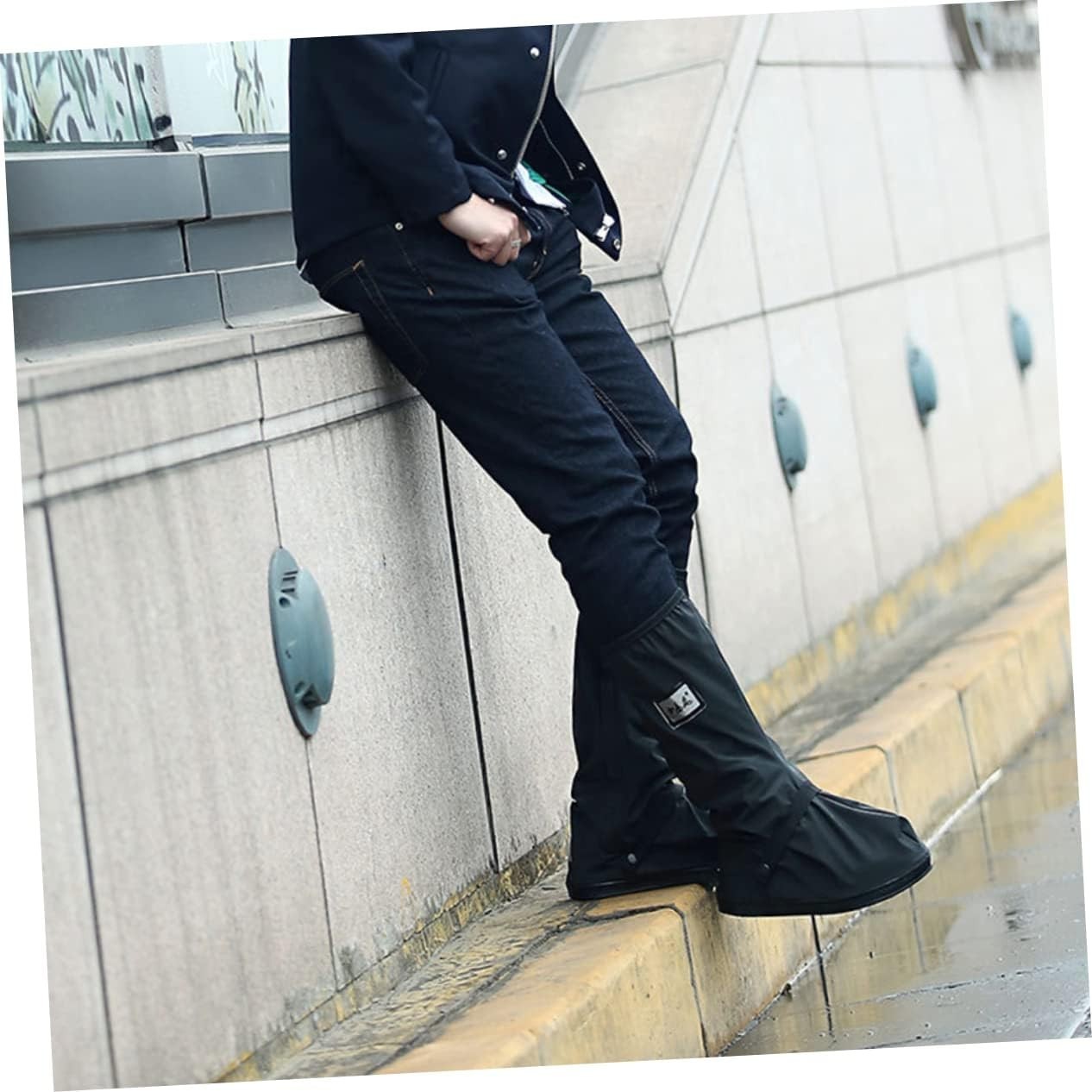 Reusable Rain Shoe Waterproof Covers Anti-slip Unisex Overshoes Boots XL
