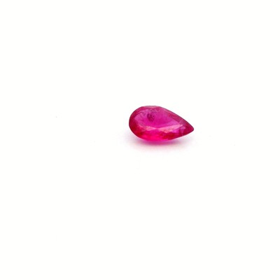 0.24ct Pear Cut Natural Genuine Ruby Loose Gemstone 5.0 x 3.15 x 3.8 mm