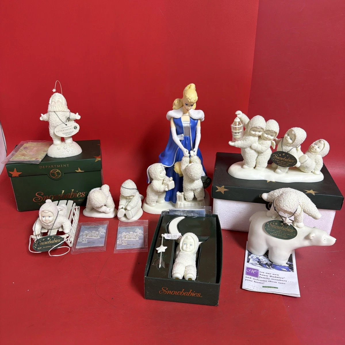 アメリカDEPARTMENT56 スノーベイビーズpセット Department 56 Snowbabies Collectible Holiday & Seasonal Figurines