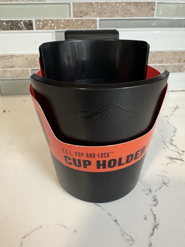 NEW!! Traeger Cup Holder Mount Grill Accessory Rail Drink Holder Steel 12oz Can