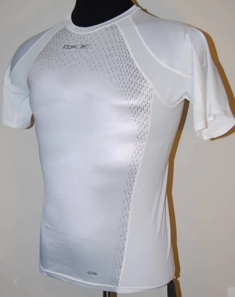 RBK Reebok 5305 Senior Stretch Mesh Short Sleeve Hockey Shirt LG - XXL