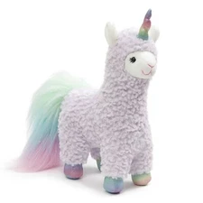 New W Tags GUND Sugar Plum Llamacorn Plush Stuffed Animal 11" Multicolor Unicorn