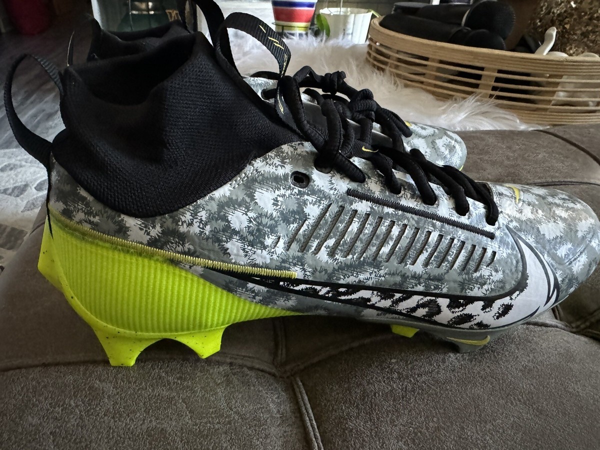 NIKE VAPOR EDGE PRO 360 2 GRAY/VOLT/BLACK FOOTBALL CLEATS MEN\'S SIZES NEW Nike Vapor Edge Pro 360 2  main image 4