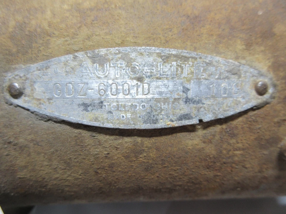 Camión Ford GPW Jeep Willys MB CJ2A CJ3A Jeepster Generador Auto-Lite GDZ-6001D Foto 3 de 4