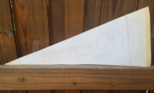 Rare Vintage Large Patriots Pennant 31" x 12" Miller Beer NFL Man of the Year - Picture 7 of 7