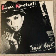 Linda Ronstadt -"Mad Love" 12" vinyl 33rpm lp 1980 Asylum / VG 