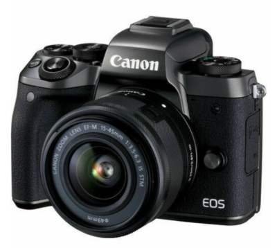 Canon、M5 Canon EOS M5 24.2MP Digital SLR Camera - Black (Kit w/ EF-M 15