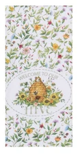 Kay Dee Floral Beehive Dual Purpose Kitchen Towels ~~ Set of  2 ~~