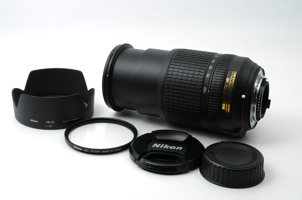 Mint +++] Nikon AF-S DX NIKKOR 18-140mm F/3.5-5.6 G ED VR + Hood +