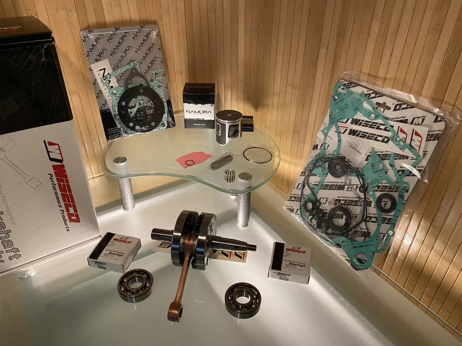 2004 HONDA CR 125R Engine Rebuild Kit   / CRANKSHAFT + PISTON + GASKETS 2004 NEW