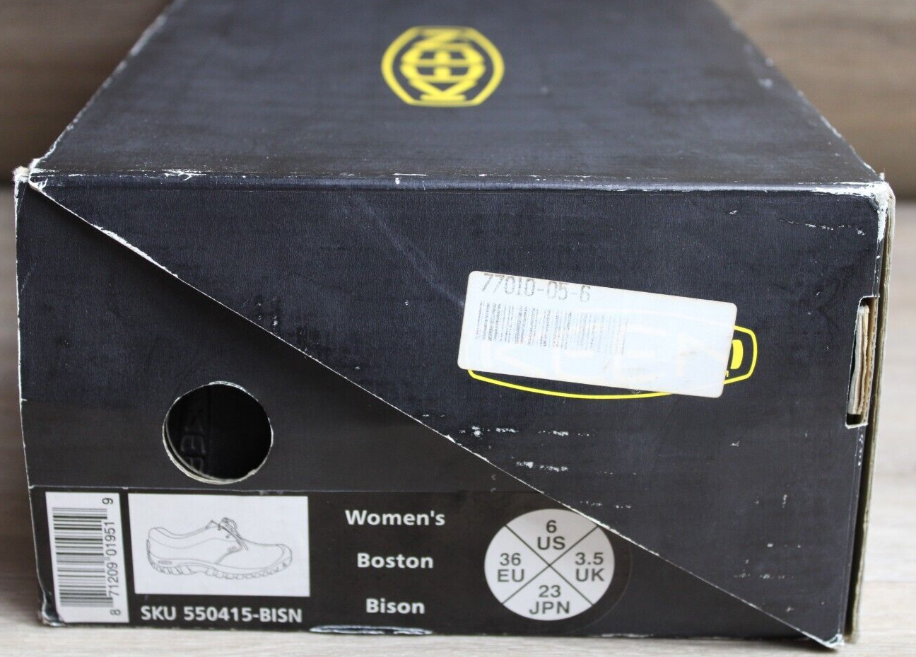 Scarpe KEEN Boston bisonte escursionismo impermeabili pelle marrone punto centrale donna 6