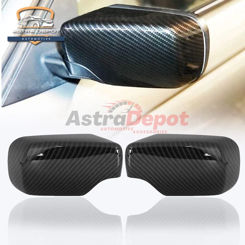 Carbon Fiber Side Mirror Cover Cap for 1998-2005 BMW E46 Sedan 3Series 325i 330i