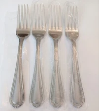 (4) NEW Oneida SATIN COUNTESS Stainless Dinner Forks~China~Free Shipping