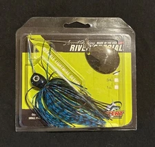 Accent, Mark Dove, Night Thumper Spinnerbait,  1/2 oz in Black & Blue