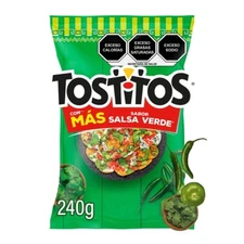 ✅6 BAGS TOSTITOS SALSA VERDE MEXICAN CHIPS (240g EACH) ORIGINAL FROM MEXICO*✅