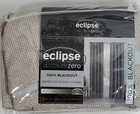 Eclipse Absolute Zero Blackout 1 Window Curtain Panel Walken Mushroom 40x108”
